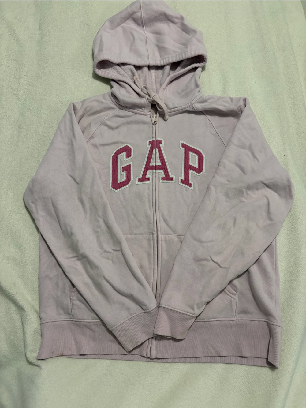 GAP Light Pink Zip Up Hoodie!